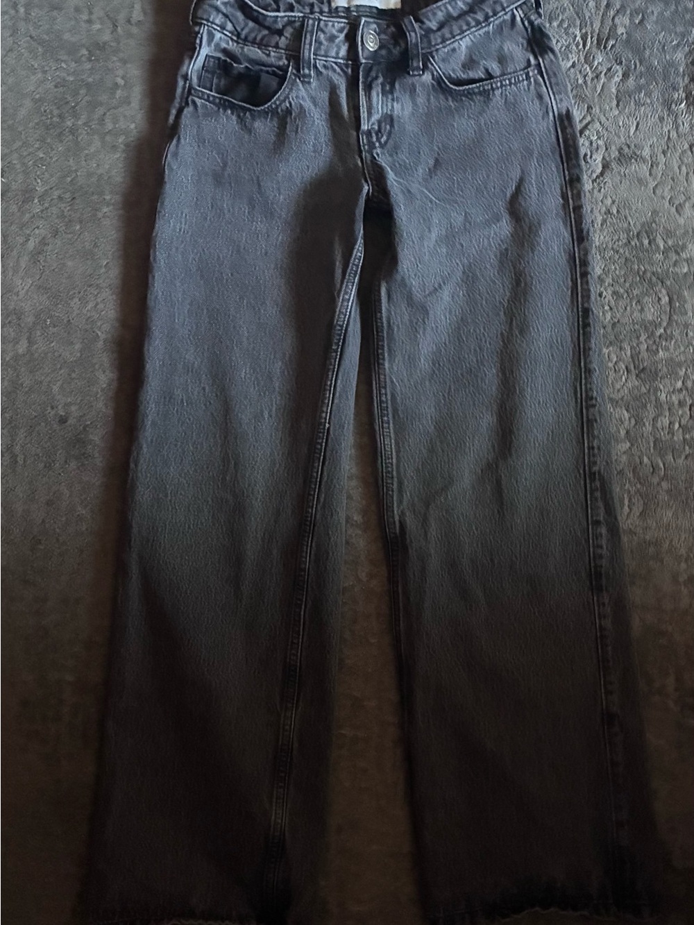 Hollister Women's Black Straight-Leg Jeans
